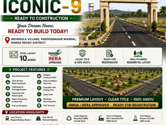 1 RK Studio in Shadnagar for resale Ranga Reddy. The reference number is 20500990