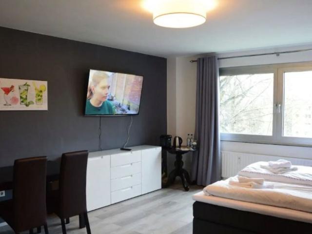 1 room apartment close to Cologne central station directly on the Rhine and Florapark, Koln Amsterdam Apartments for Rent
