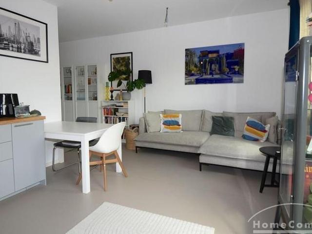 1 room apartment with large terrace on the Stralau peninsula