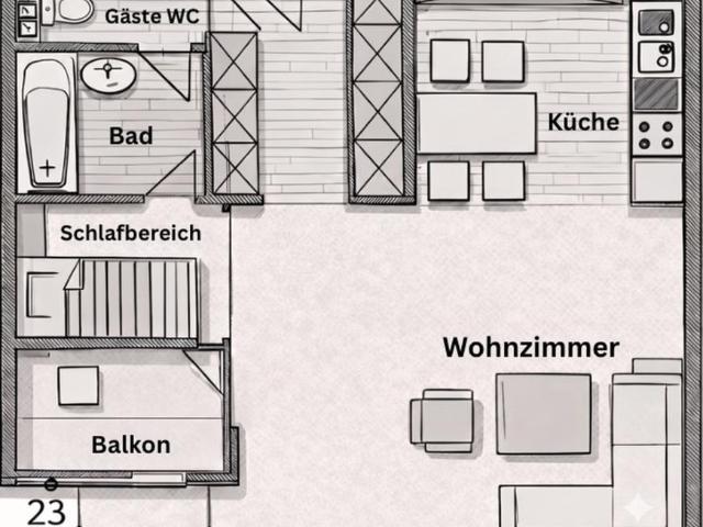1 Schlafzimmer Wohnung Neu Deutschland 104370778