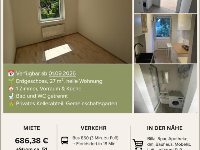 1 Schlafzimmer Wohnung Niederösterreich Niederösterreich 105052774