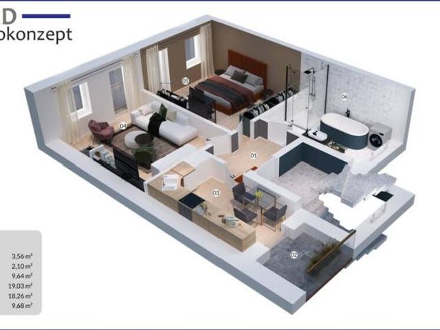 1 Schlafzimmer Wohnung Gera Gera 105284645