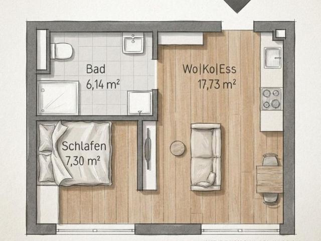 1 Schlafzimmer Wohnung Steiermark Steiermark 105925339