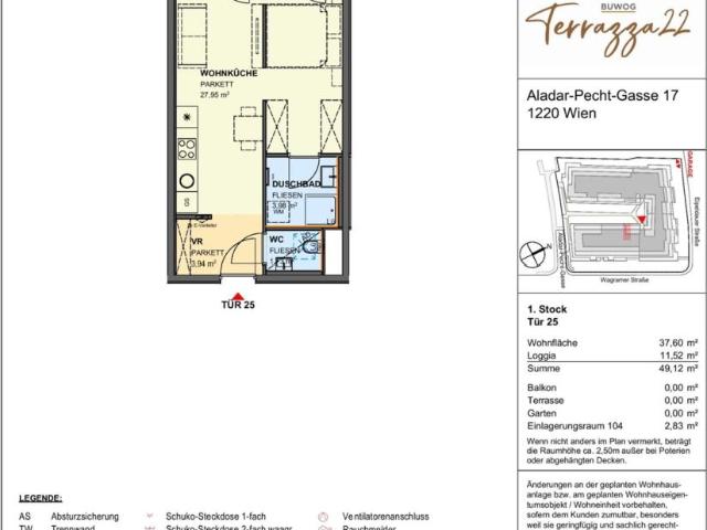 1 Schlafzimmer Wohnung Wien Wien 106182725