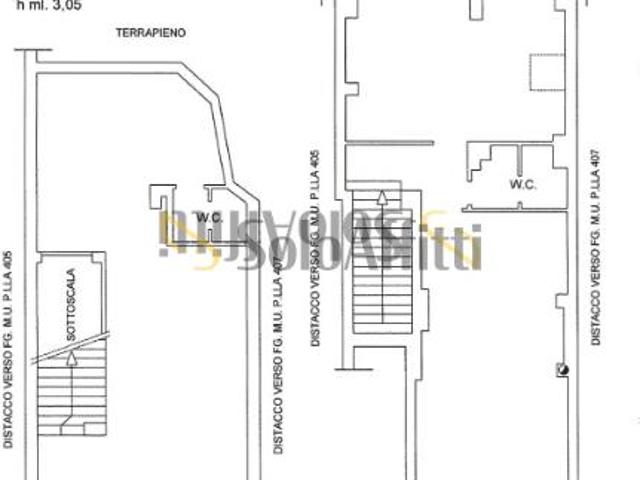 1 vetrina Via del Mercato 10 monolocale 100mq