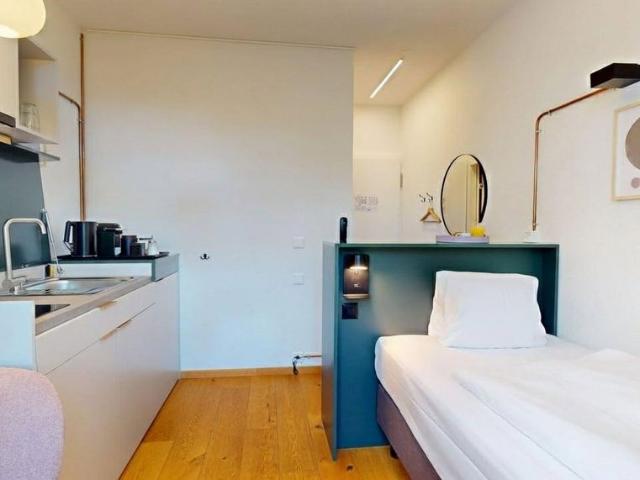 1 Zimmer, 17 m², 2. Stock
