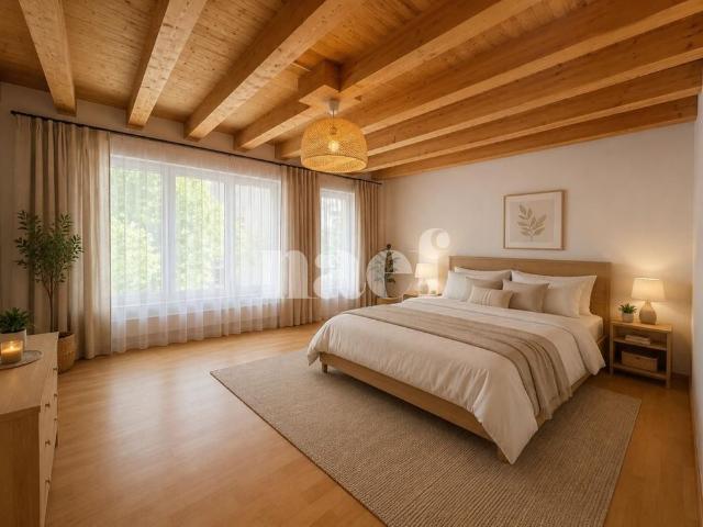 1 Zimmer, 200 m², 1. Stock