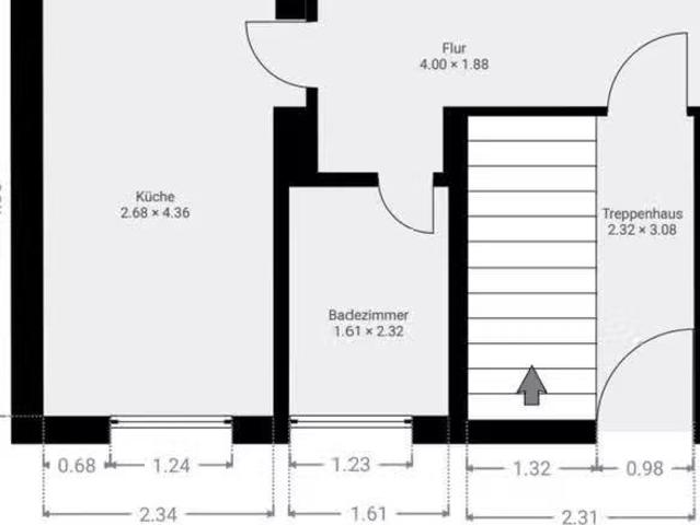 1 Zimmer 20 m² 300 € Kaltmiete Wohnungen in Georgsmarienh.