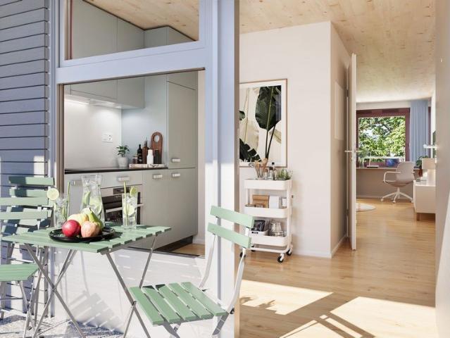 1 Zimmer, 27 m², EG