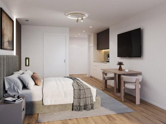 1 Zimmer, 28 m², 2. Stock