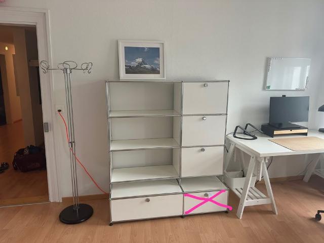 1 Zimmer, 28 m², 3. Stock
