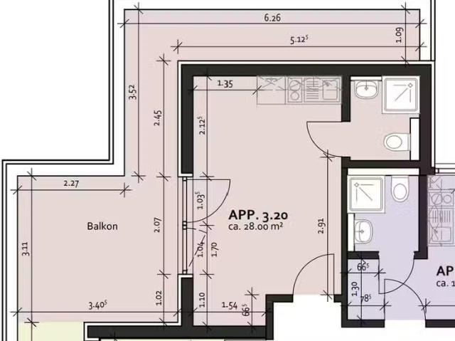 1 Zimmer 28 m² 455 € Kaltmiete Wohnungen in Lemgo
