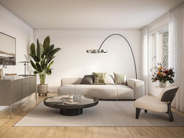 1 Zimmer, 32 m², 1. Stock