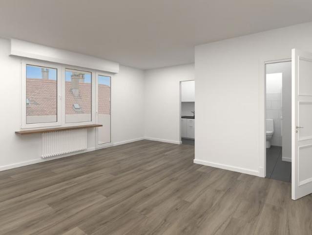 1 Zimmer, 32 m², 3. Stock
