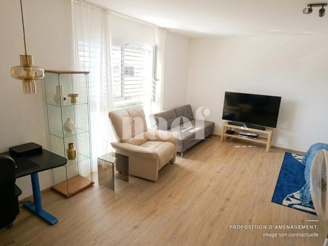 1 Zimmer, 34 m², 2. Stock