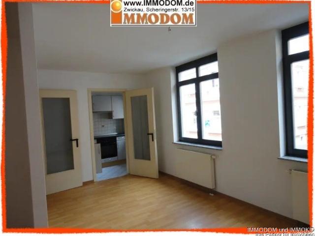 1 Zimmer Wohnung mit EINBAUKÜCHE in idyllischer und zentrumsnaher Lage in Wilkau Hasslau zu vermieten!