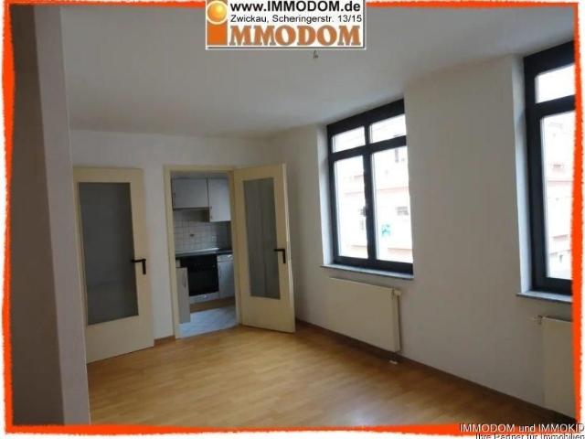 1 Zimmer Wohnung mit EINBAUKÜCHE in idyllischer und zentrumsnaher Lage in Wilkau Hasslau zu vermieten!