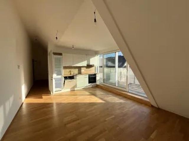1 Zimmer Wohnung mit großer Terrasse im DG in ländlicher Ruhelage schöner Neubau zu mieten in 1230 Wien