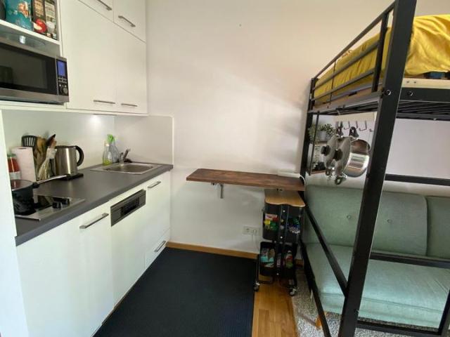 1 Zimmer Wohnung möbliert mit Terrasse in Au Haidhausen ab 01.12