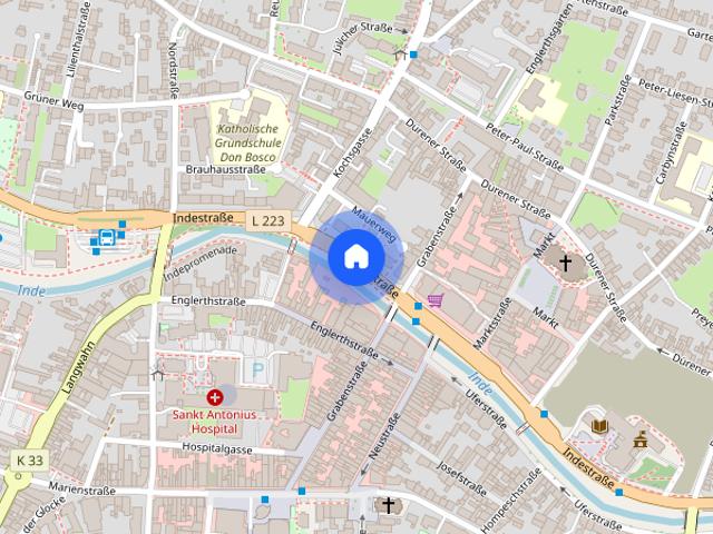 1 Zimmer Wohnung Eschweiler City
