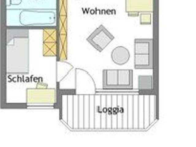 1 Zimmer Wohnung in Mülheim Dümpten