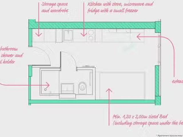 1 Zimmer Wohnung in Marie Curie Straße, Niederursel