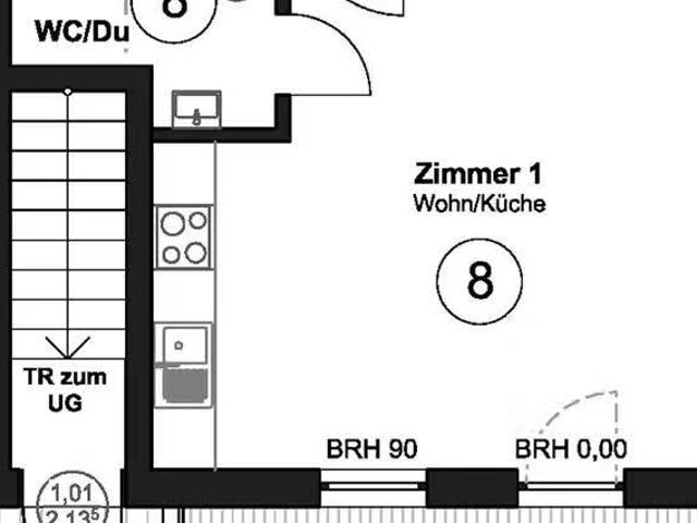 1 Zimmer Wohnung in Crailsheimer Straße, Steglitz