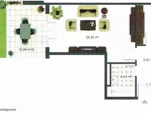 1 Zimmer Wohnung in Fasanenstraße, Pasing Obermenzing