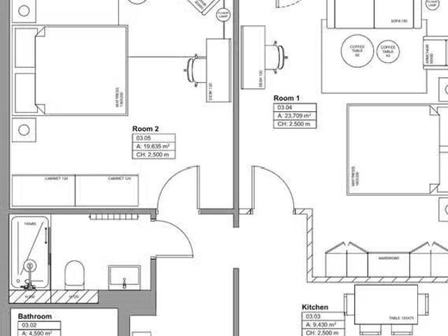 1 Zimmer Wohnung in Glockenturmstraße, Westend