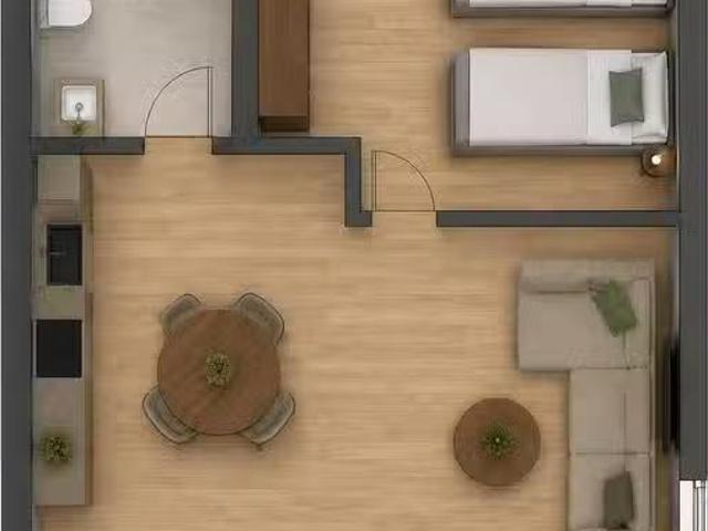 1 Zimmer Wohnung in Hauptstraße, Urloffen