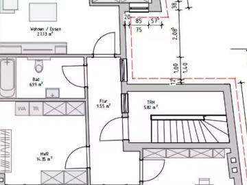 1 Zimmer Wohnung in Krahnstraße, Osnabrück