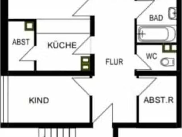 1 Zimmer Wohnung in Rostocker Straße, Bad Cannstatt