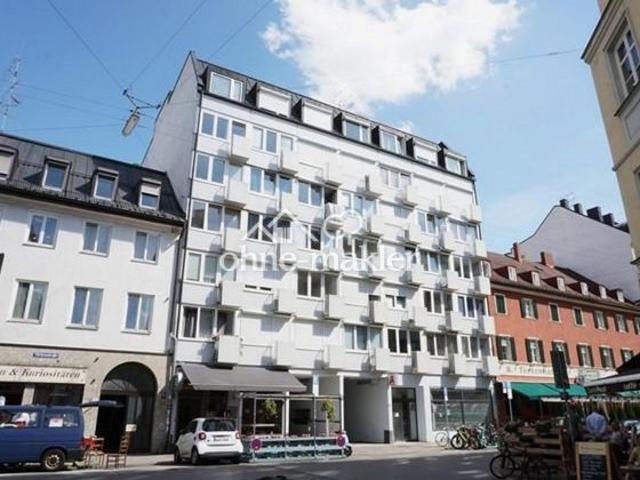 1 Zimmer Wohnung zu vermieten mit Balkon in Maxvorstadt