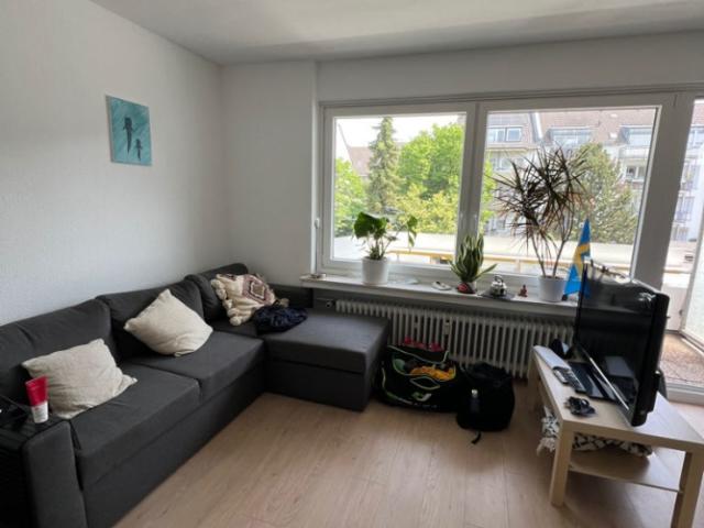 1 Zimmer Wohnung zur Zwischenmiete direkt am Rhein