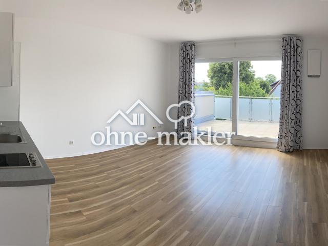 1 Zimmer Apartment 35qm stadtnah mit großer Süd/West Dachterrasse – provisionsfrei