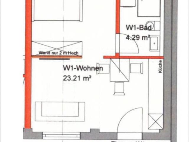 1 Zimmer Apartment in sehr zentraler Lage Karlsruhe