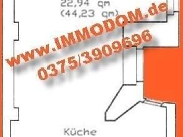 1 Zimmer Appartement mit BALKON und Einbauküche in Zwickau zu vermieten!