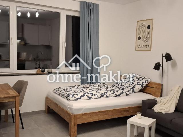 1 Zimmer Appartement mit Diele+Bad komplett möbliert