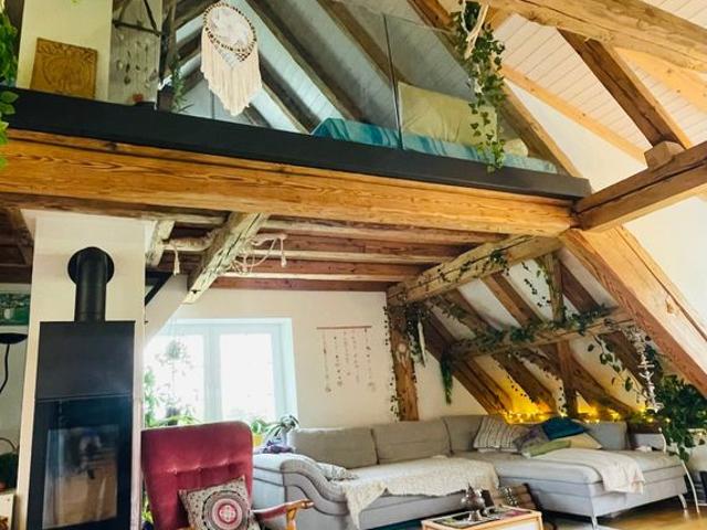 1 ZIMMER ATTIKAWOHNUNG IN HÜTTEN ZH, MÖBLIERT, TEMPORÄR