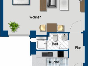 1 Zimmerwohnung im Herzen von Neukölln !