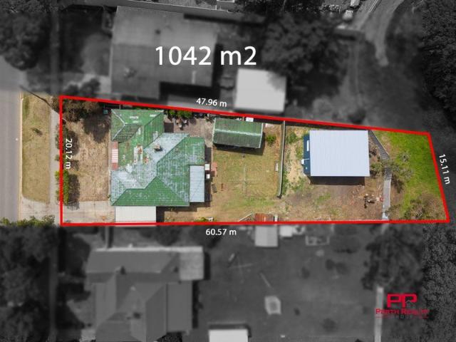 1,042m². R60 Zoning. Recently Built Granny Flat. Serious Midland Potential