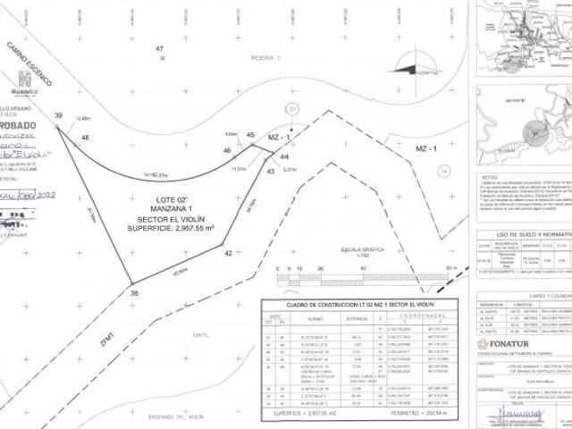 1,166 m2 en Playa Violin Hutaulco