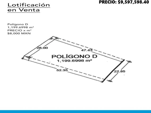 1,199.6998 M2 TERRENOS URBANOS EN VENTA BLVD. QUINTERO ARCE