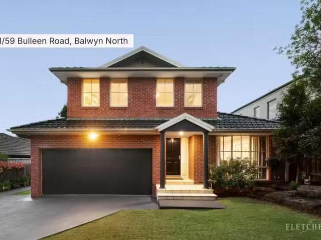 1 & 2/59 Bulleen Road, Balwyn North VIC 3104 Townhouse Auction