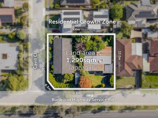 1,290SQM Approx. Residential Growth Zone Corner Land with Approval for 6 Levels and 35 Apartments