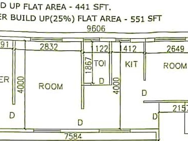 1.5 BHK Apartment in Kasba for resale Kolkata. The reference number is 17676096