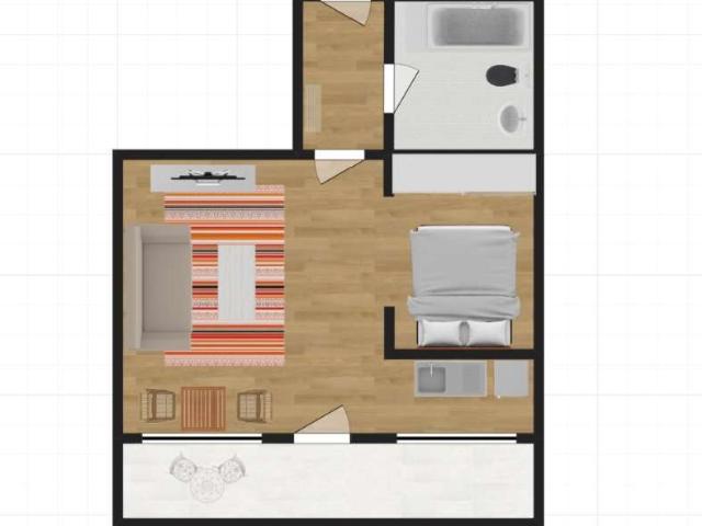 1,5 Zimmer mit großem Balkon, EBK, Aufzug, Barrierefrei ERBPACHT
