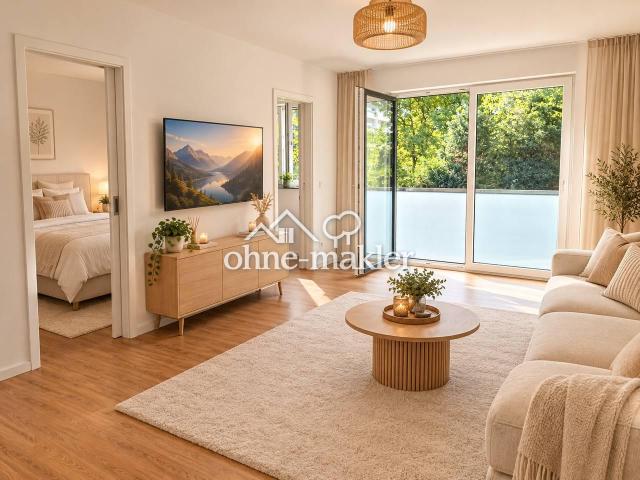 1,5 Zimmer Wohnung, EBK, Balkon, TG Stellplatz