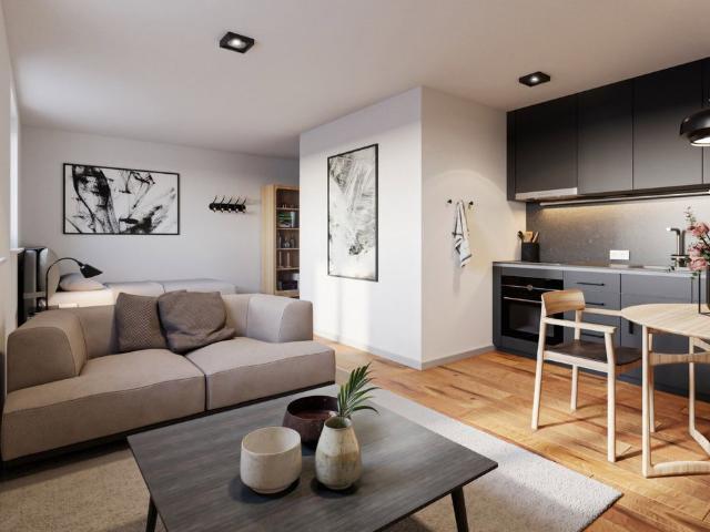 1.5 Zimmer, 27 m², 1. Stock