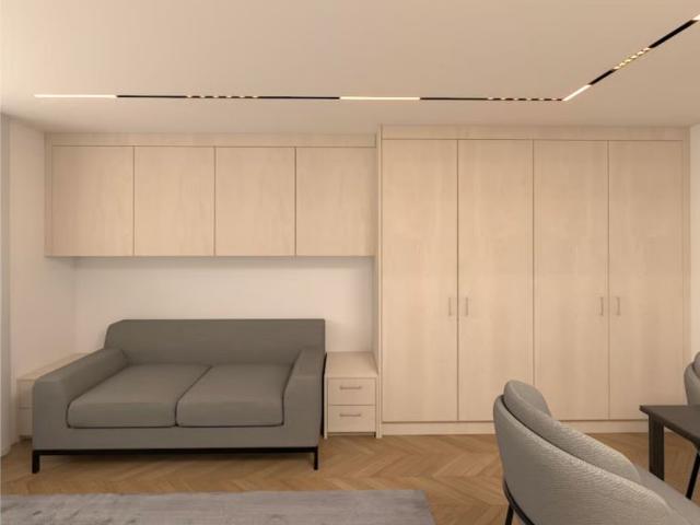 1.5 Zimmer, 35 m², 2. Stock